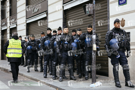 Gelbwesten-Protest in Paris