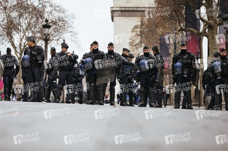 Gelbwesten-Protest in Paris