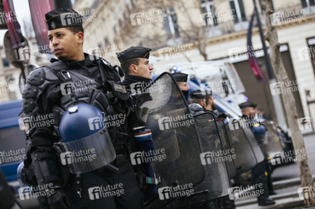 Gelbwesten-Protest in Paris