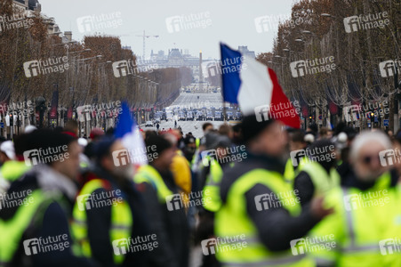 Gelbwesten-Protest in Paris