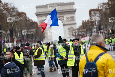 Gelbwesten-Protest in Paris