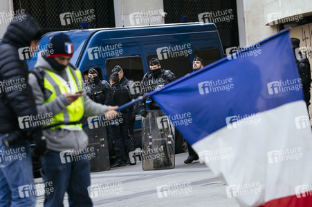 Gelbwesten-Protest in Paris