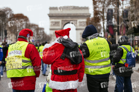 Gelbwesten-Protest in Paris