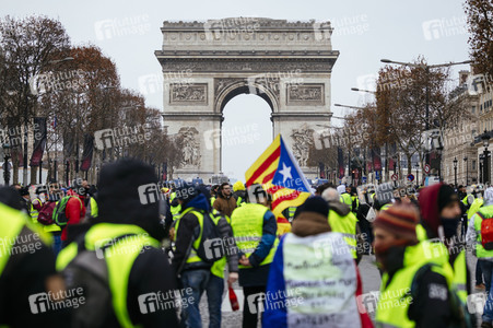 Gelbwesten-Protest in Paris