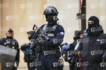 Gelbwesten-Protest in Paris