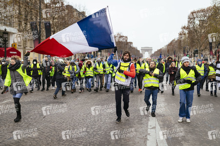 Gelbwesten-Protest in Paris