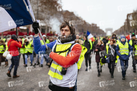 Gelbwesten-Protest in Paris