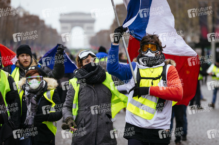 Gelbwesten-Protest in Paris