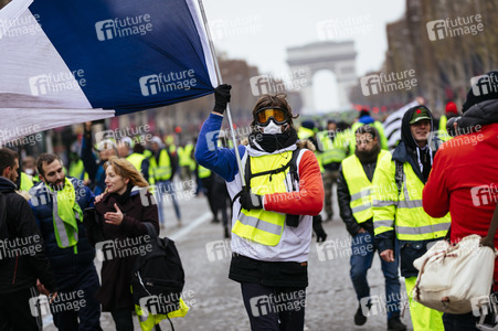 Gelbwesten-Protest in Paris