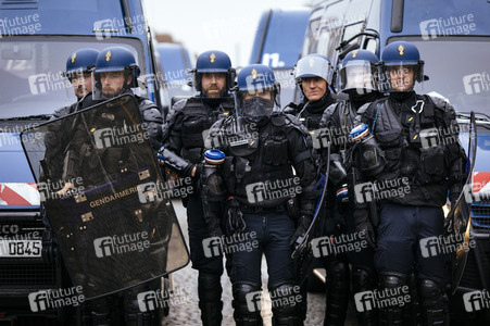 Gelbwesten-Protest in Paris