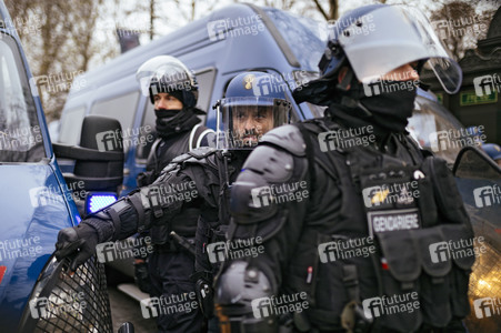 Gelbwesten-Protest in Paris