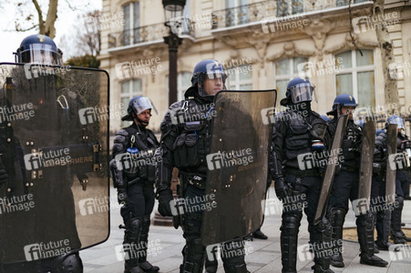 Gelbwesten-Protest in Paris