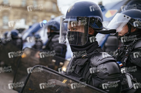 Gelbwesten-Protest in Paris