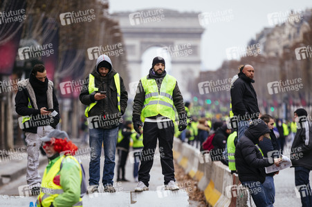 Gelbwesten-Protest in Paris