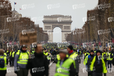 Gelbwesten-Protest in Paris