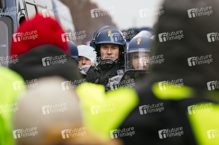 Gelbwesten-Protest in Paris