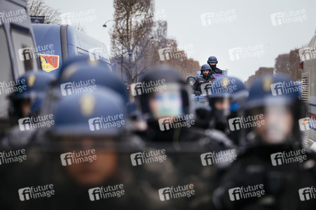 Gelbwesten-Protest in Paris