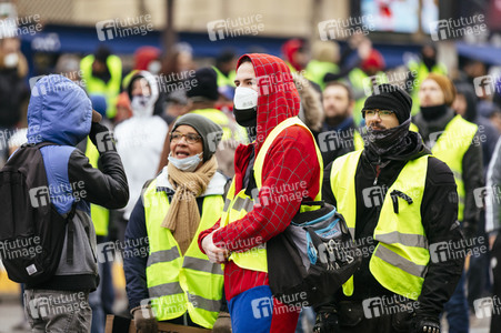 Gelbwesten-Protest in Paris