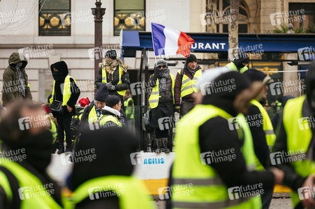 Gelbwesten-Protest in Paris