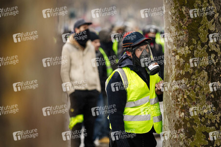 Gelbwesten-Protest in Paris