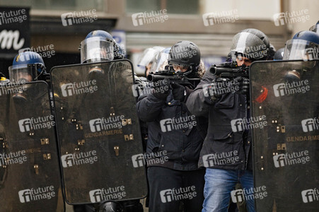 Gelbwesten-Protest in Paris