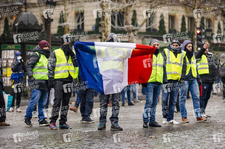 Gelbwesten-Protest in Paris