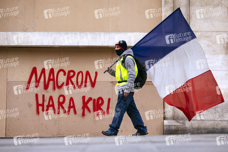 Gelbwesten-Protest in Paris
