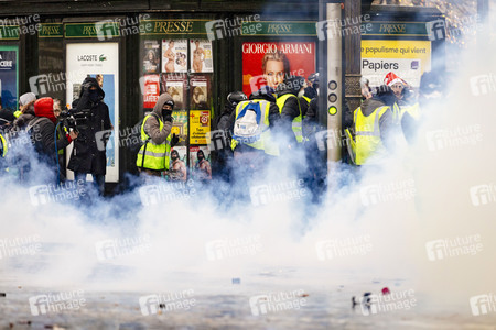 Gelbwesten-Protest in Paris