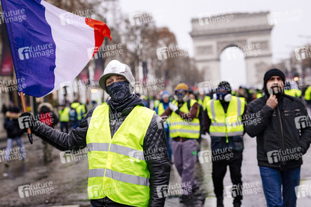 Gelbwesten-Protest in Paris