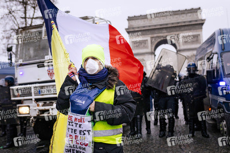 Gelbwesten-Protest in Paris