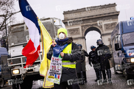 Gelbwesten-Protest in Paris
