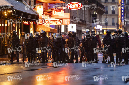 Gelbwesten-Protest in Paris