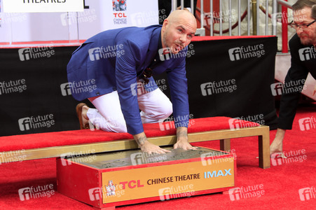 Hand and Footprint Ceremony mit Pitbull in Los Angeles