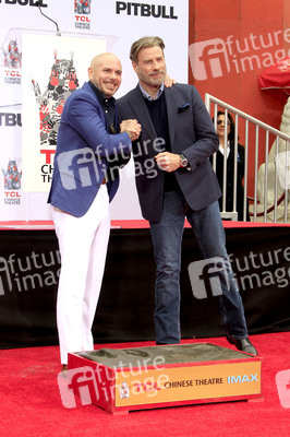 Hand and Footprint Ceremony mit Pitbull in Los Angeles