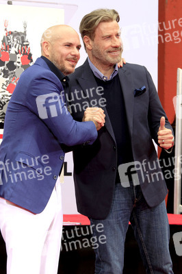 Hand and Footprint Ceremony mit Pitbull in Los Angeles