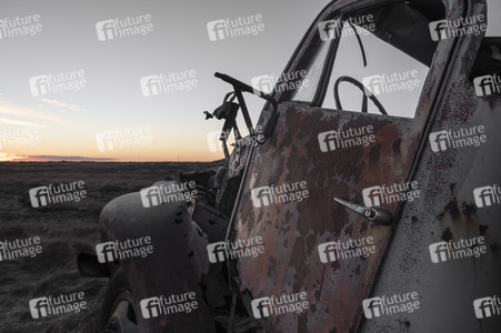 Autowrack in Borgarnes