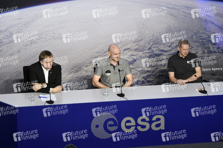 Pressekonferenz mit Alexander Gerst in Köln