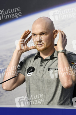 Pressekonferenz mit Alexander Gerst in Köln