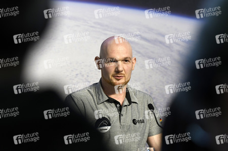 Pressekonferenz mit Alexander Gerst in Köln