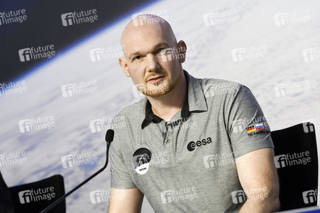 Pressekonferenz mit Alexander Gerst in Köln