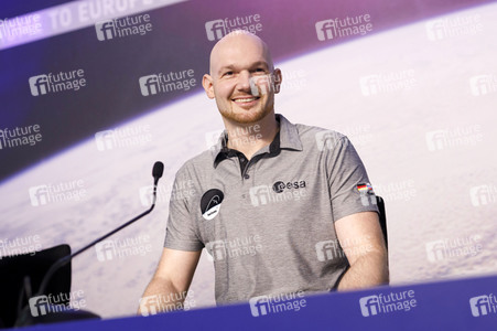 Pressekonferenz mit Alexander Gerst in Köln