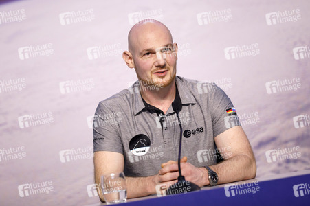 Pressekonferenz mit Alexander Gerst in Köln
