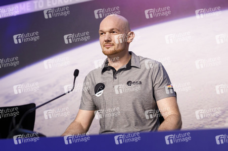 Pressekonferenz mit Alexander Gerst in Köln