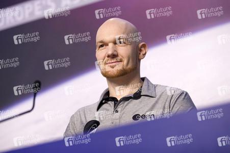 Pressekonferenz mit Alexander Gerst in Köln