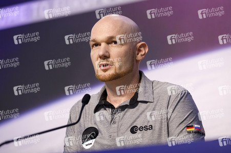 Pressekonferenz mit Alexander Gerst in Köln