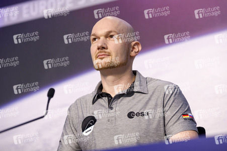 Pressekonferenz mit Alexander Gerst in Köln