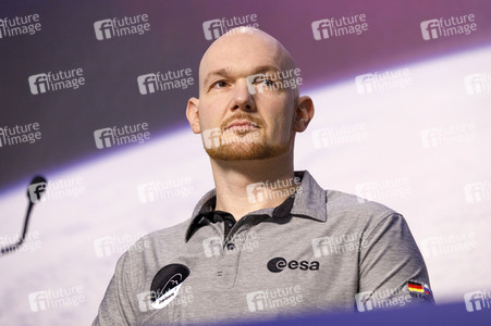 Pressekonferenz mit Alexander Gerst in Köln