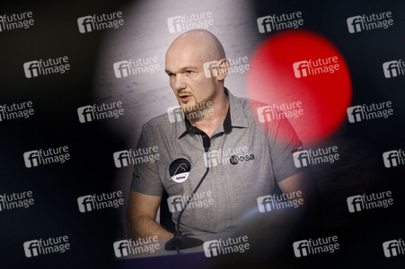 Pressekonferenz mit Alexander Gerst in Köln