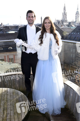 Photocall mit den Narrhalla Prinzenpaaren 2019 in München