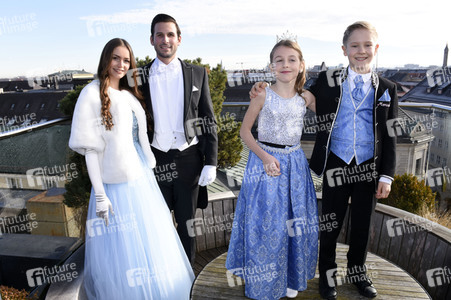 Photocall mit den Narrhalla Prinzenpaaren 2019 in München